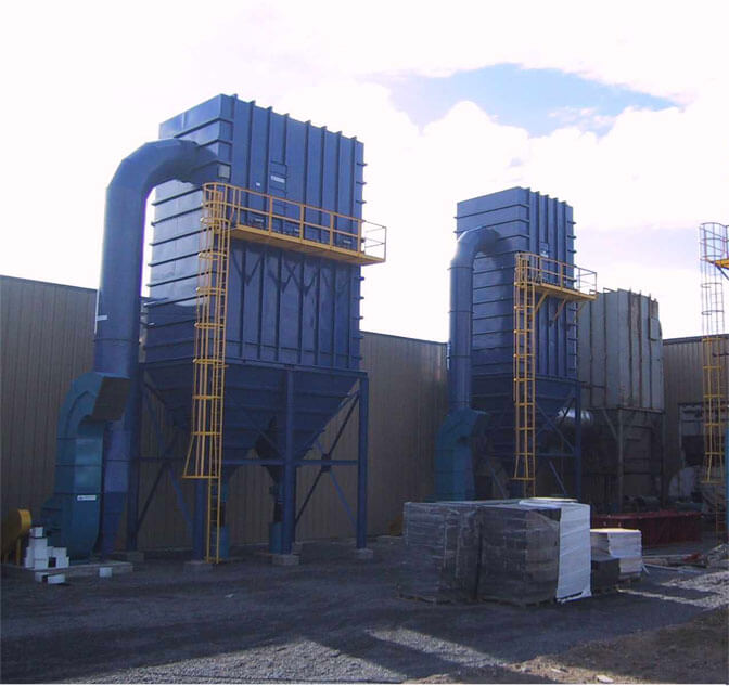 Commercial and industrial cyclonic separators