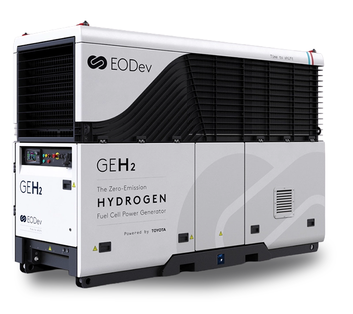 Industrial generator enclosed